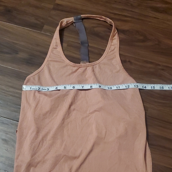 Fabletics Peach and Gray Racerback Tank Top - Picture 3 of 7